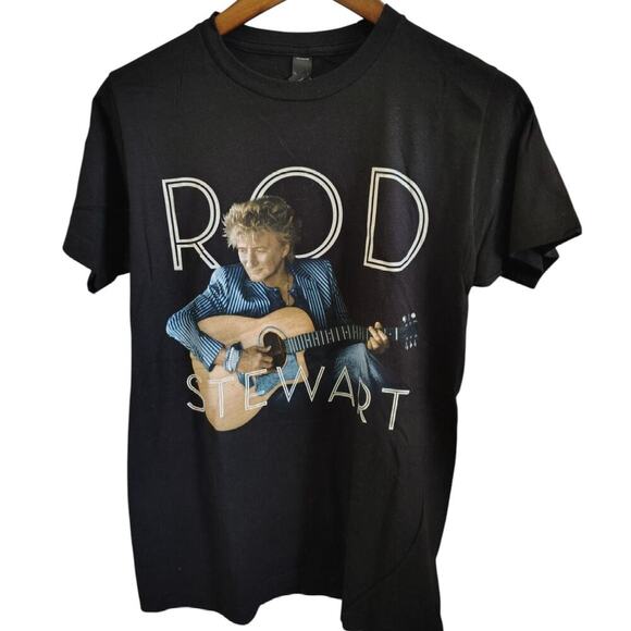 Tultex Rod Stewart 2014 Tour T Shirt Black Unisex Small - Picture 1 of 3